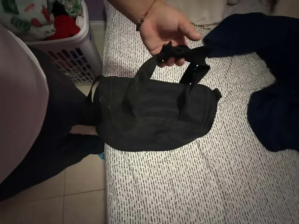 Adidas Diablo Small Black Duffel Gym Bag